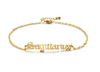 New product retro twelve constellation anklet real gold plating clavicle chain stainless steel anklet female