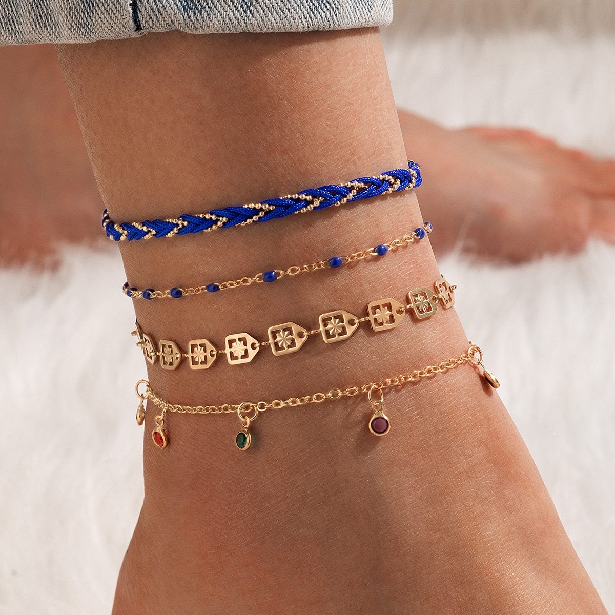 Stona Anklets