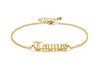 New product retro twelve constellation anklet real gold plating clavicle chain stainless steel anklet female