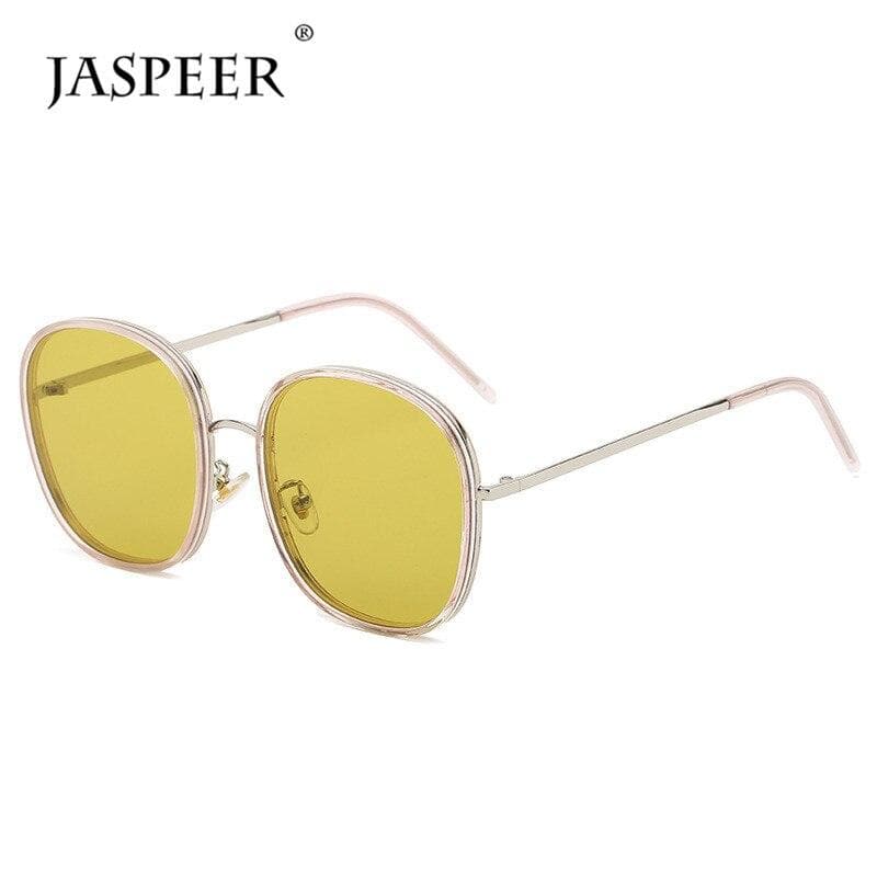 JASPEER Punk Round Sunglasses