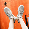 Women Chunky Sneakers Platform 2021 Fashion Spring Breathable Comfort Running Casual Couple Sport  Shoes White Plus Size 35-44