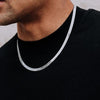 Rope Cuban Chain Necklace Men Fashion Stainless Steel Choker Link Chain Necklace For Men