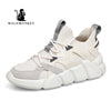 Women Chunky Sneakers Platform 2021 Fashion Spring Breathable Comfort Running Casual Couple Sport  Shoes White Plus Size 35-44