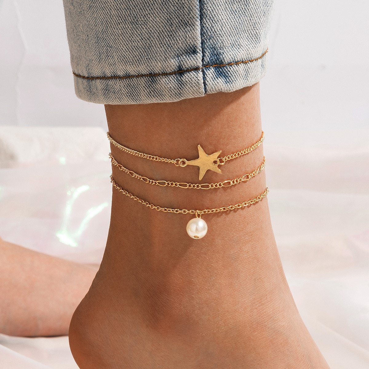 Pearo Anklets