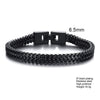 STYLISH STAINLESS STEEL BALI FOXTAIL CHAIN BRACELET FOR MEN DOUBLE FRANCO LINK CHAINS BRACELETS ARMBAND MALE JEWELRY