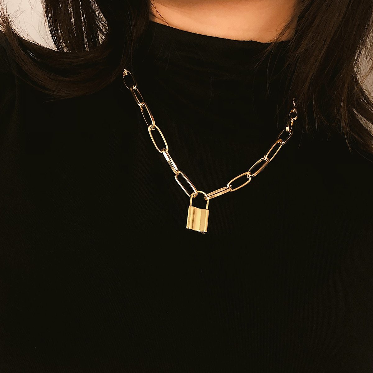 Rock Lock Necklace